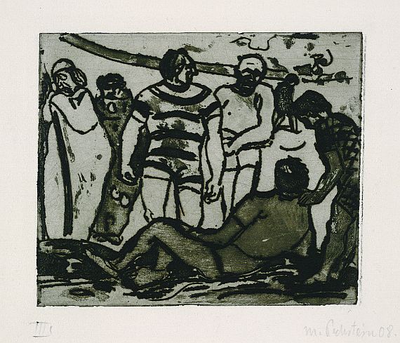 Hermann Max Pechstein - Zirkuspause