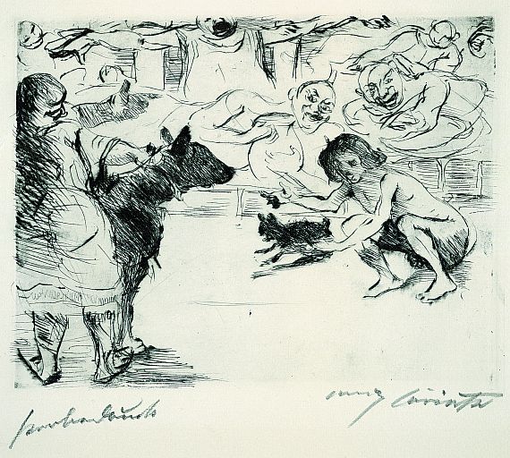 Lovis Corinth - 15 Bll. in: Das Gastmahl des Trichmalchio