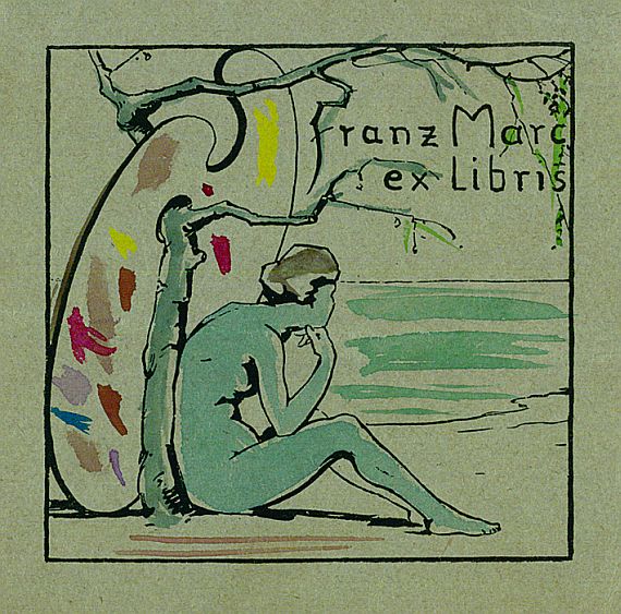 Franz Marc - Ex libris Franz Marc II