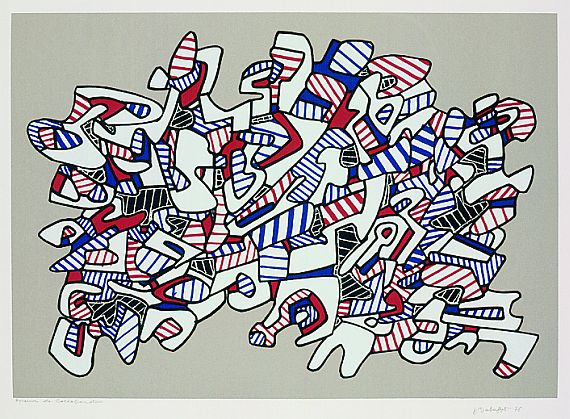 Jean Dubuffet - Course de galope