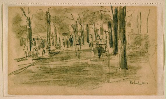 Max Liebermann - Straße am großen Wannsee