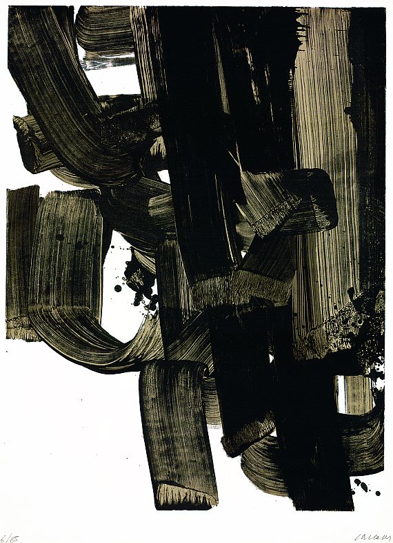 Pierre Soulages - Lithographie no 20 a