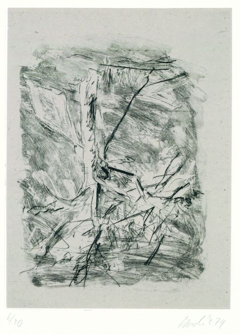 Georg Baselitz - Mappe Bäume 1975