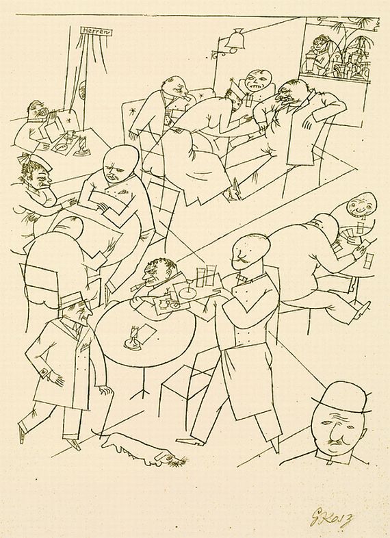 George Grosz - Café