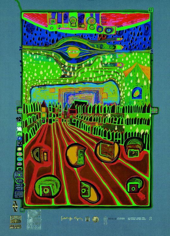 Friedensreich Hundertwasser - Regentag-Look at it on a rainy day