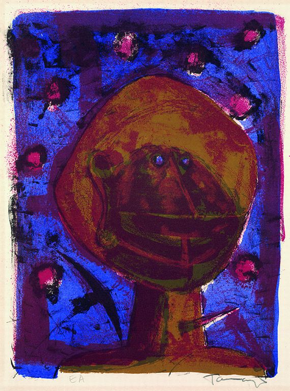 Rufino Tamayo - Visage