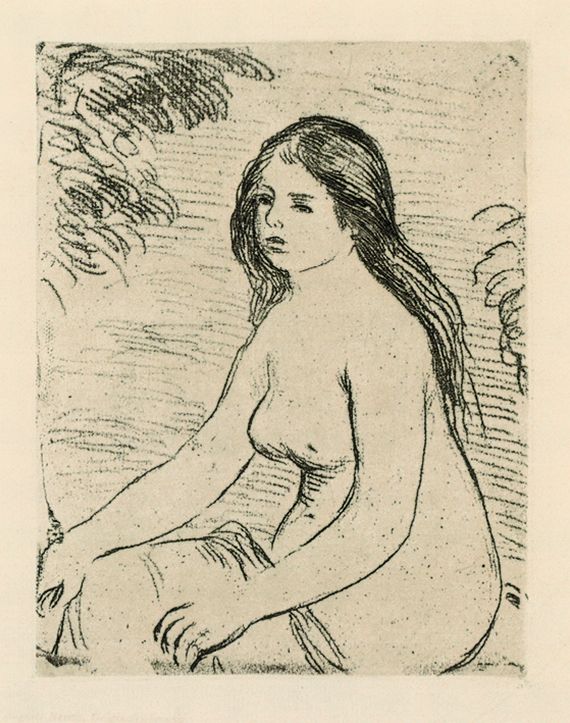 Pierre-Auguste Renoir - Femme nue assise