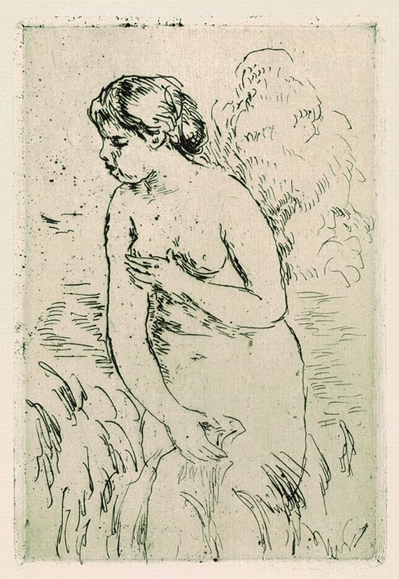 Pierre-Auguste Renoir - Baigneuse debout, à mi-jambes