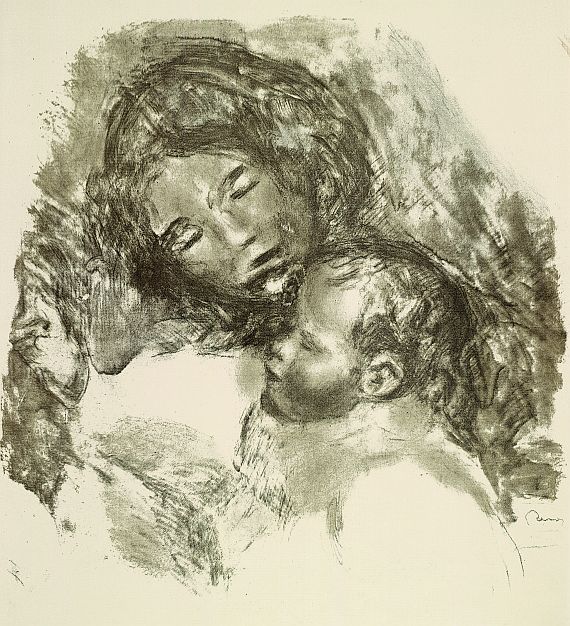 Pierre-Auguste Renoir - Maternité, grande planche