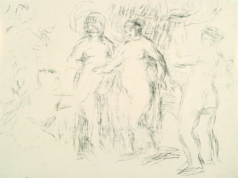 Pierre-Auguste Renoir - Les baigneuses (Le jugement de Pàris)