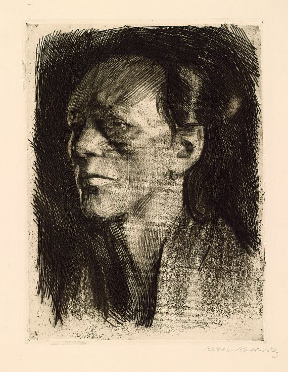 Käthe Kollwitz - Arbeiterfrau (mit dem Ohrring)