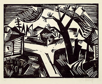 Karl Schmidt-Rottluff - Russische Landschaft