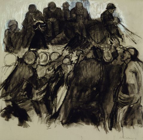 Käthe Kollwitz - Streikbrecher