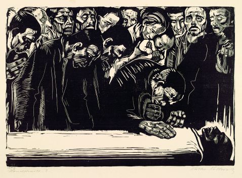 Käthe Kollwitz - Gedenkblatt für Karl Liebknecht