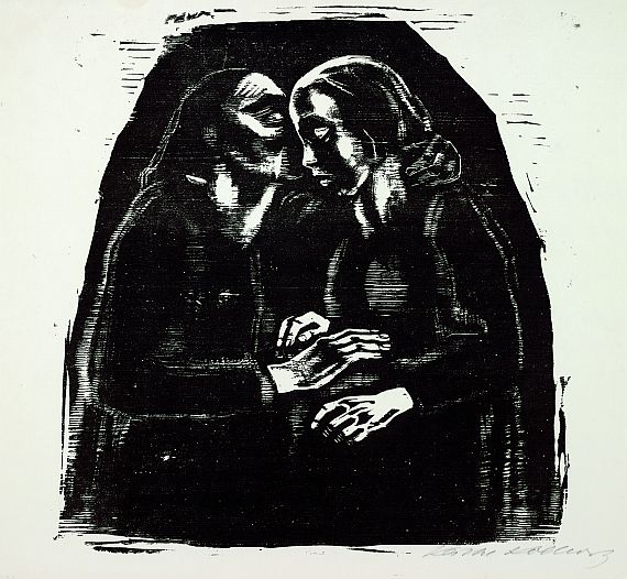 Käthe Kollwitz - Maria und Elisabeth (III. Fassung)