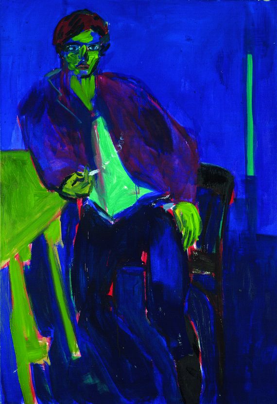 Rainer Fetting - Selbst an grünem Tisch