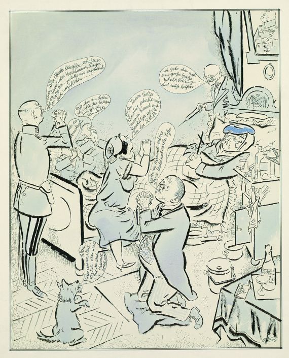 George Grosz - Ihr Flehen und unser Fluch