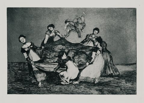 Francisco de Goya - Disparate femenino (Weibliche Torheit)