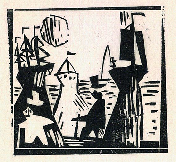 Lyonel Feininger - Abend am Meere