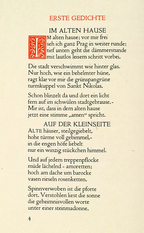 Rilke - Rilke, Gesammelte Gedichte. 4 Bde.