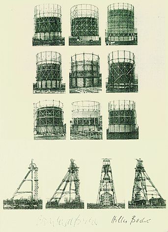 Bernd und Hilla Becher - Typologie von Silos und Fördertürmen