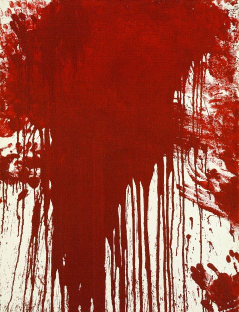 Hermann Nitsch - Schüttbild