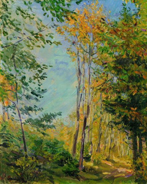 Max Slevogt - Herbstwald