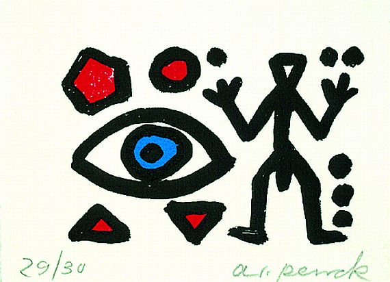 A.R. (d.i. Ralf Winkler) Penck - Blickpunkt Pentagon