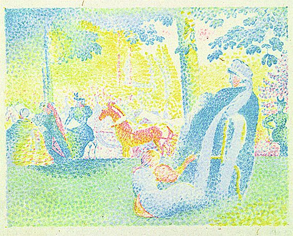 Henri-Edmond Cross - In den Champs-Elysées