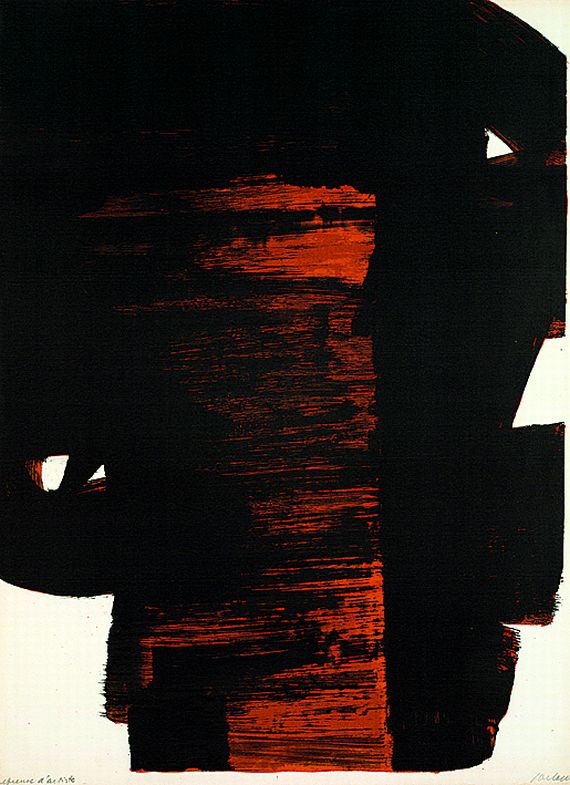 Pierre Soulages - Lithographie no 26