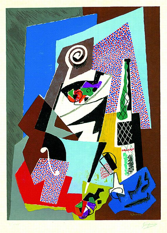 Gino Severini - Natura morta a violino