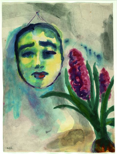 Emil Nolde - Blumen und Maske