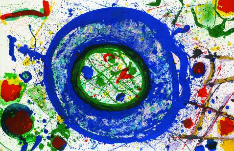 Sam Francis - Ohne Titel (Big Circle)