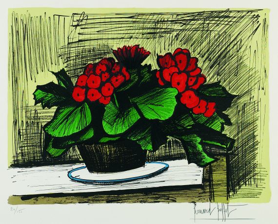 Bernard Buffet - Pot de Bégonias