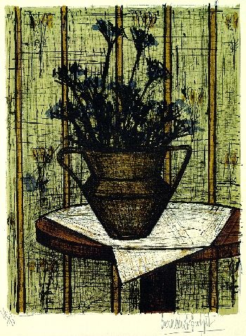 Bernard Buffet - Vase de fleurs