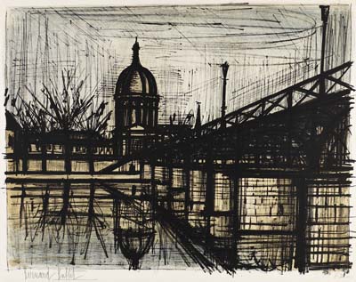 Bernard Buffet - Paris. Le pont des arts