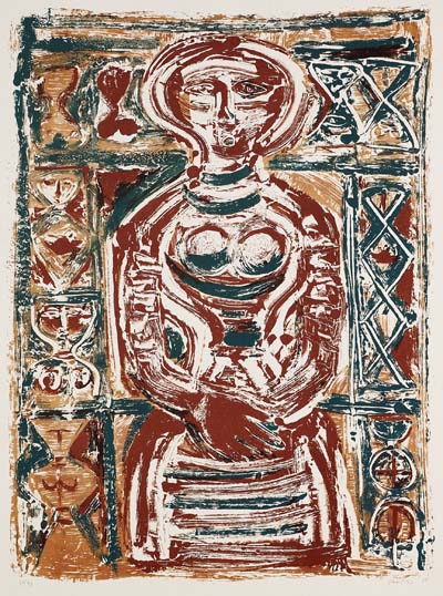 Massimo Campigli - Donna alla finestra