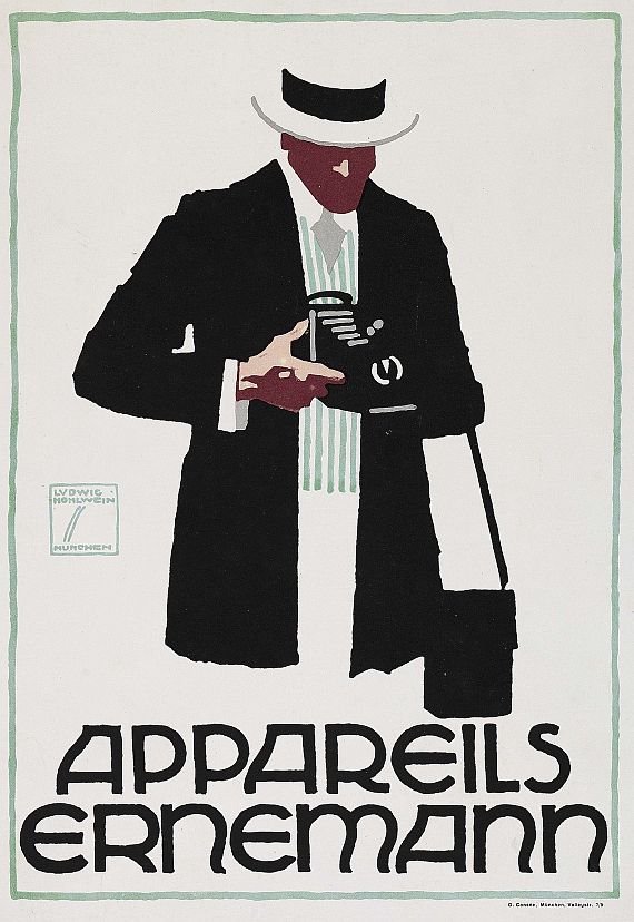 Ludwig Hohlwein - Plakat: Appareils Ernemann