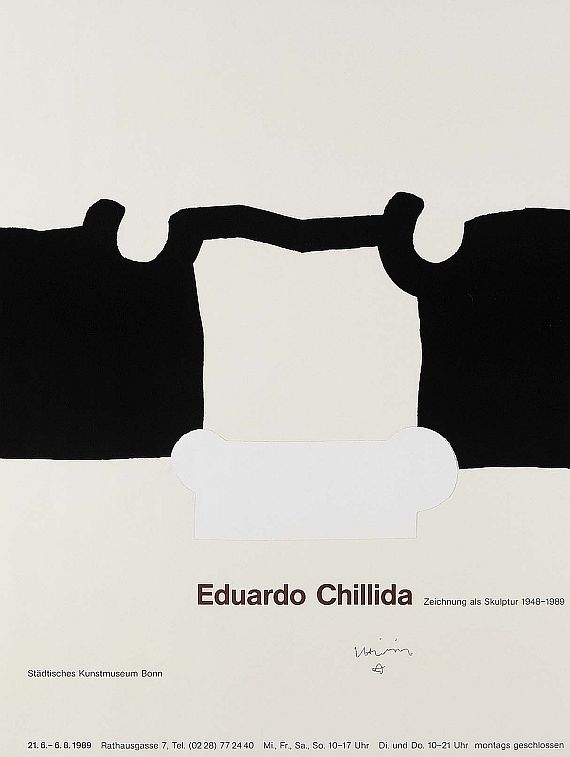 Eduardo Chillida - 3 sheets: Plakate