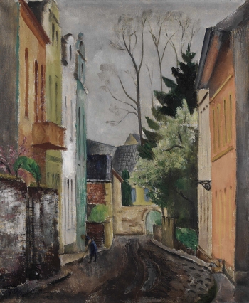 Friedrich Ahlers-Hestermann - Straße in Paris