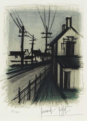 Bernard Buffet - La Route du Village