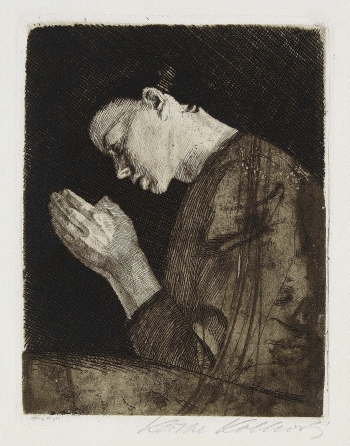 Käthe Kollwitz - Betendes Mädchen