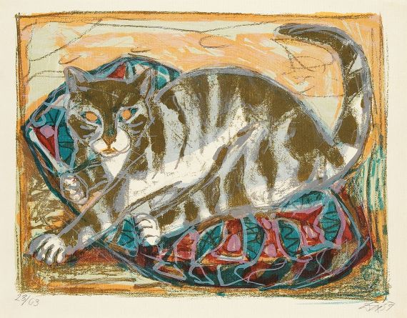 Otto Dix - Katze