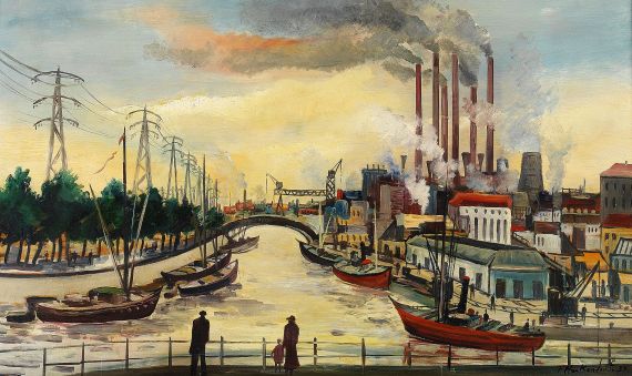 Franz Heckendorf - Industrielandschaft