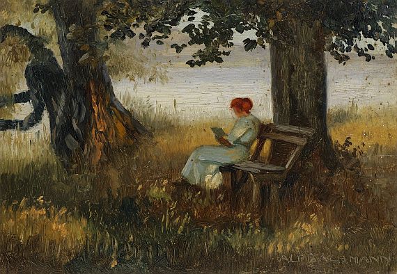 Alfred Bachmann - Auf der Fraueninsel, Chiemsee