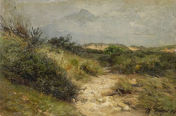 Heinrich von Zügel - Dünenlandschaft bei La Panne