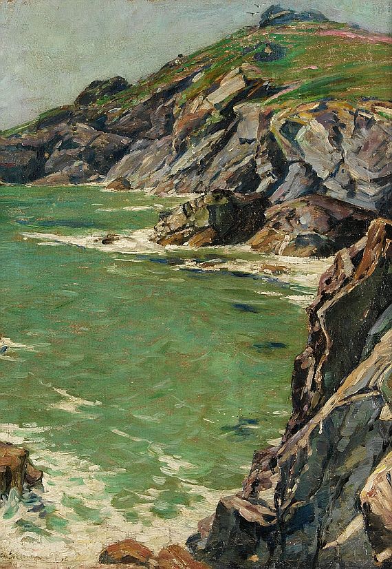 Eduard Schloemann - Nordische Felsenküste