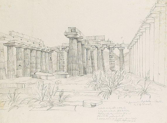 Anton Hallmann - Tempel in Paestum