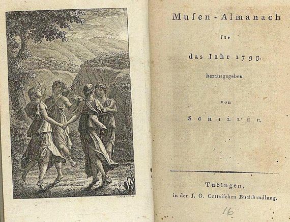 Schiller, F. von - Musen-Almanach - 1797