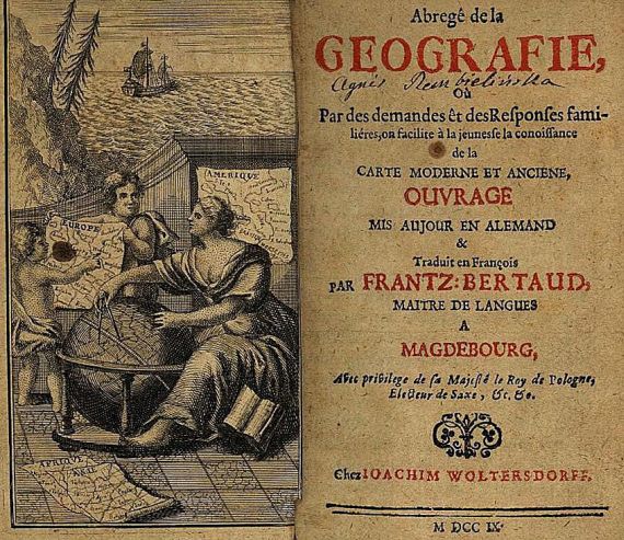 Johann Hübner - Abregé de la geographie.